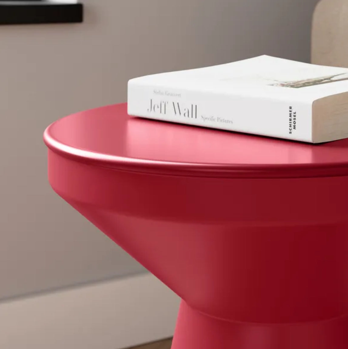 Rhubarb Metal Side Table