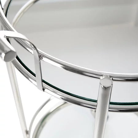 Silver Drinks Trolley