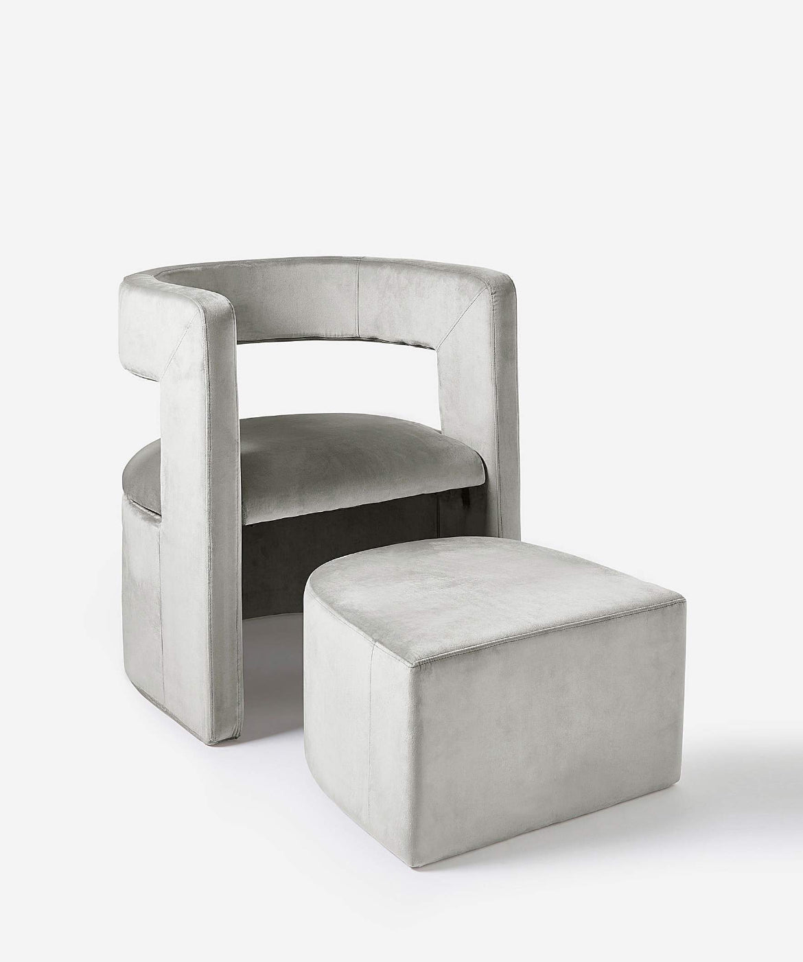 Blair Accent Chair & Footstool