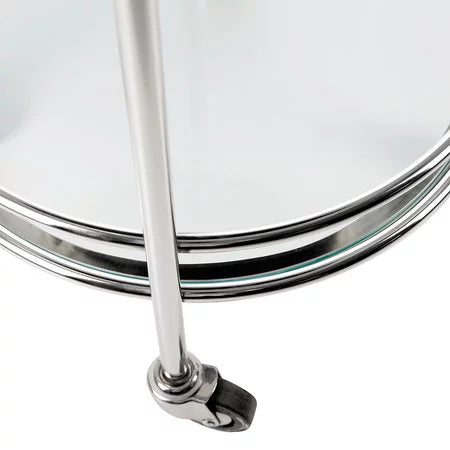 Silver Drinks Trolley