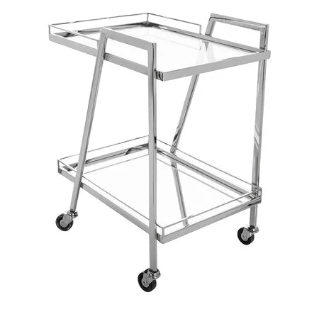 Silver Bar Cart
