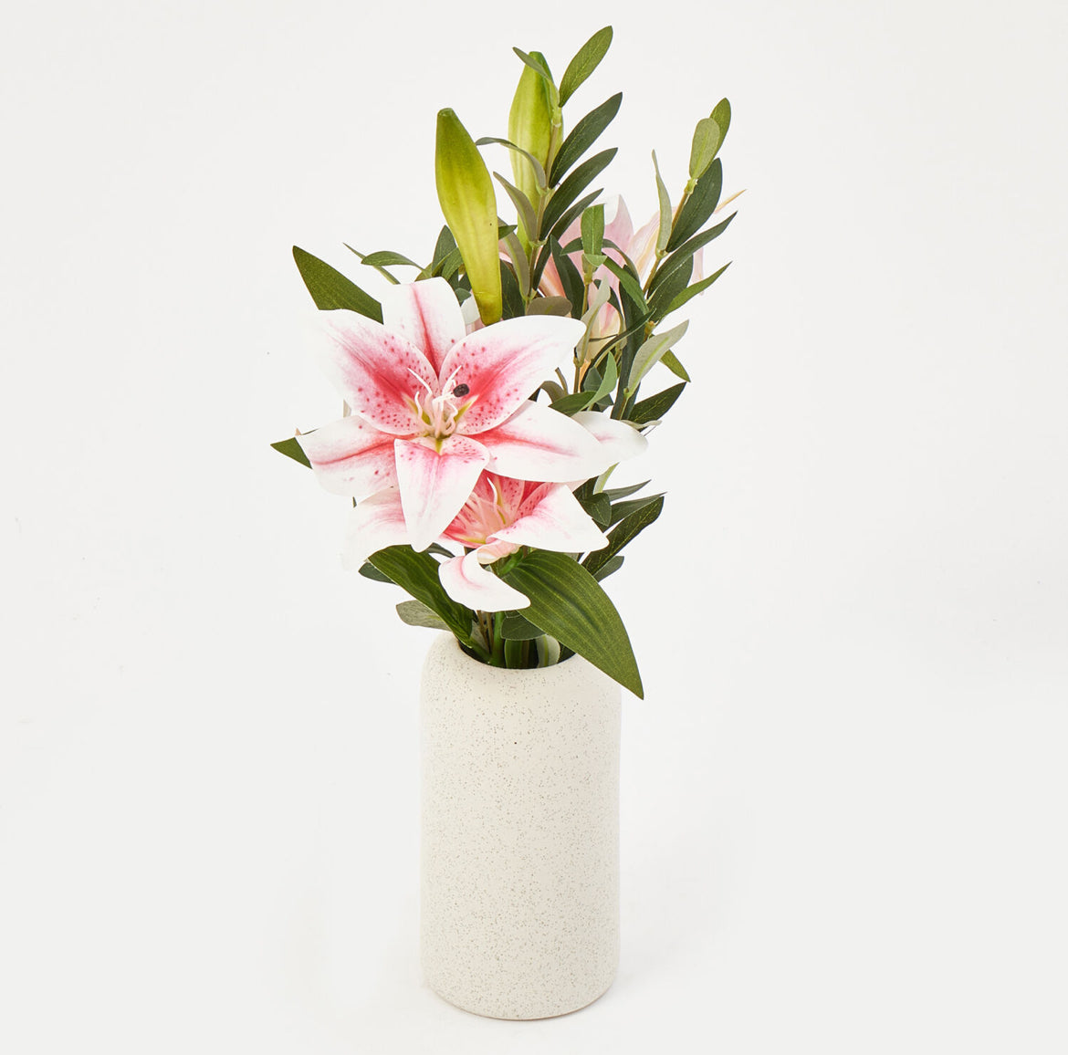 Artificial Decorative Peony plant in Vase