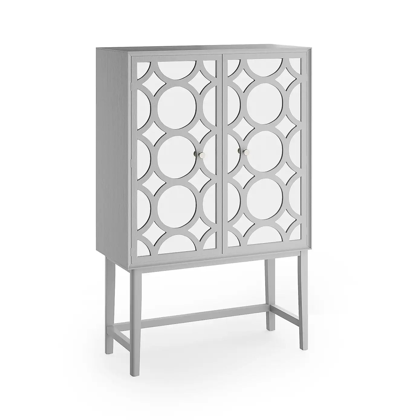 Stylish Grey Drinks Cabinet