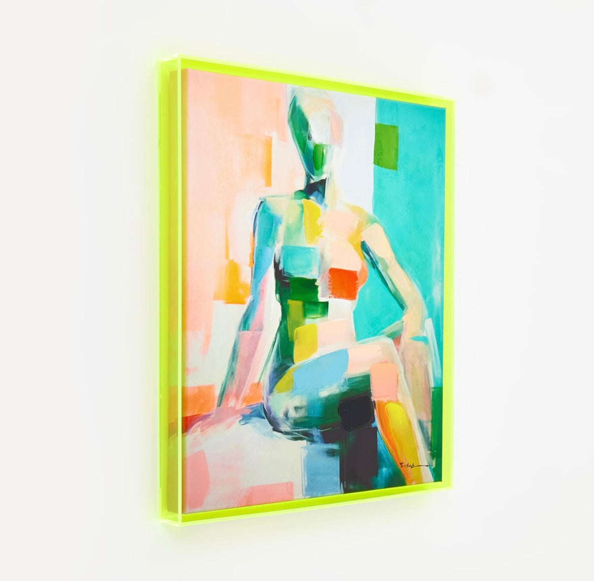 Abstract Face Acrylic/Canvas Wall Art