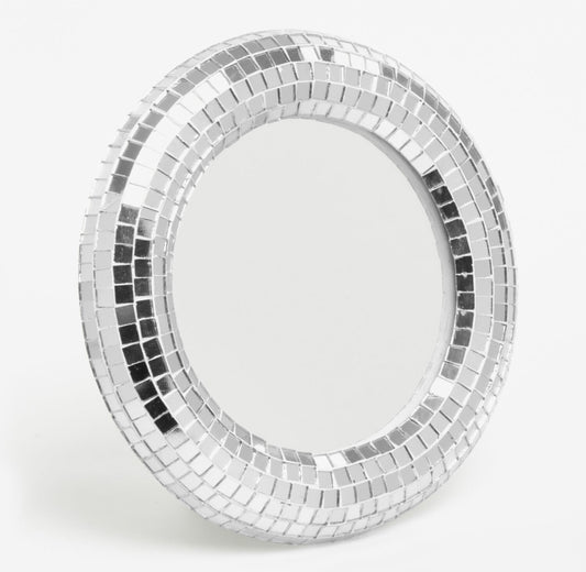 Round Mosaic Mirror