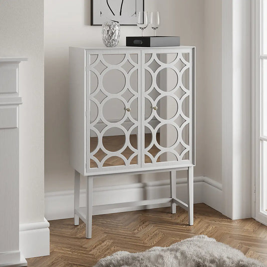 Stylish Grey Drinks Cabinet