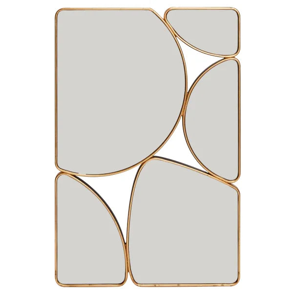 Multi Pebble Rectangular Wall Mirror