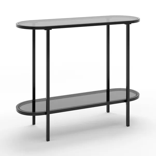 Stylish Black Console Table