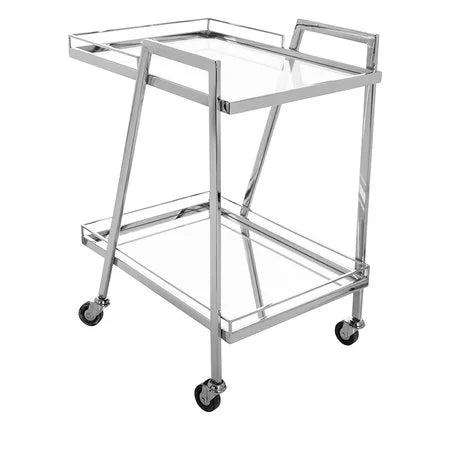 Silver Bar Cart