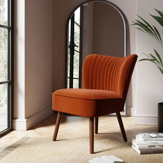 Burnt Orange Cocktail Chair