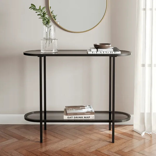 Stylish Black Console Table