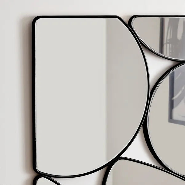 Multi Pebble Rectangular Wall Mirror