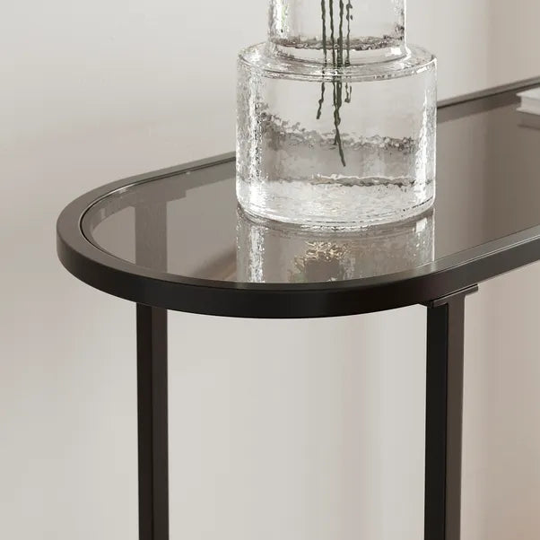 Stylish Black Console Table