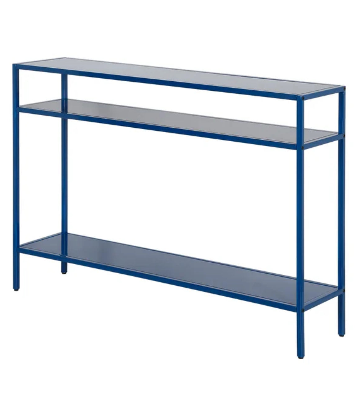 Mykonos Blue Rectangular Console Table