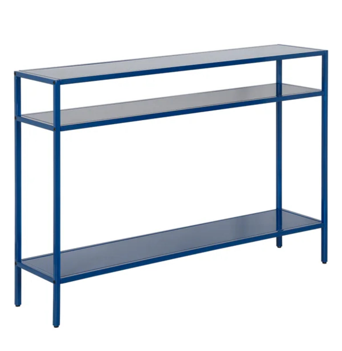 Mykonos Blue Rectangular Console Table