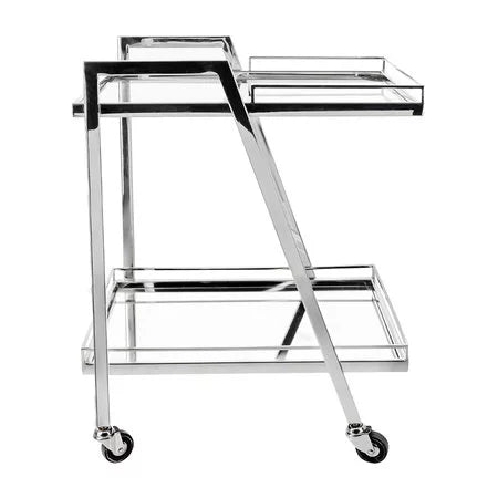 Silver Bar Cart