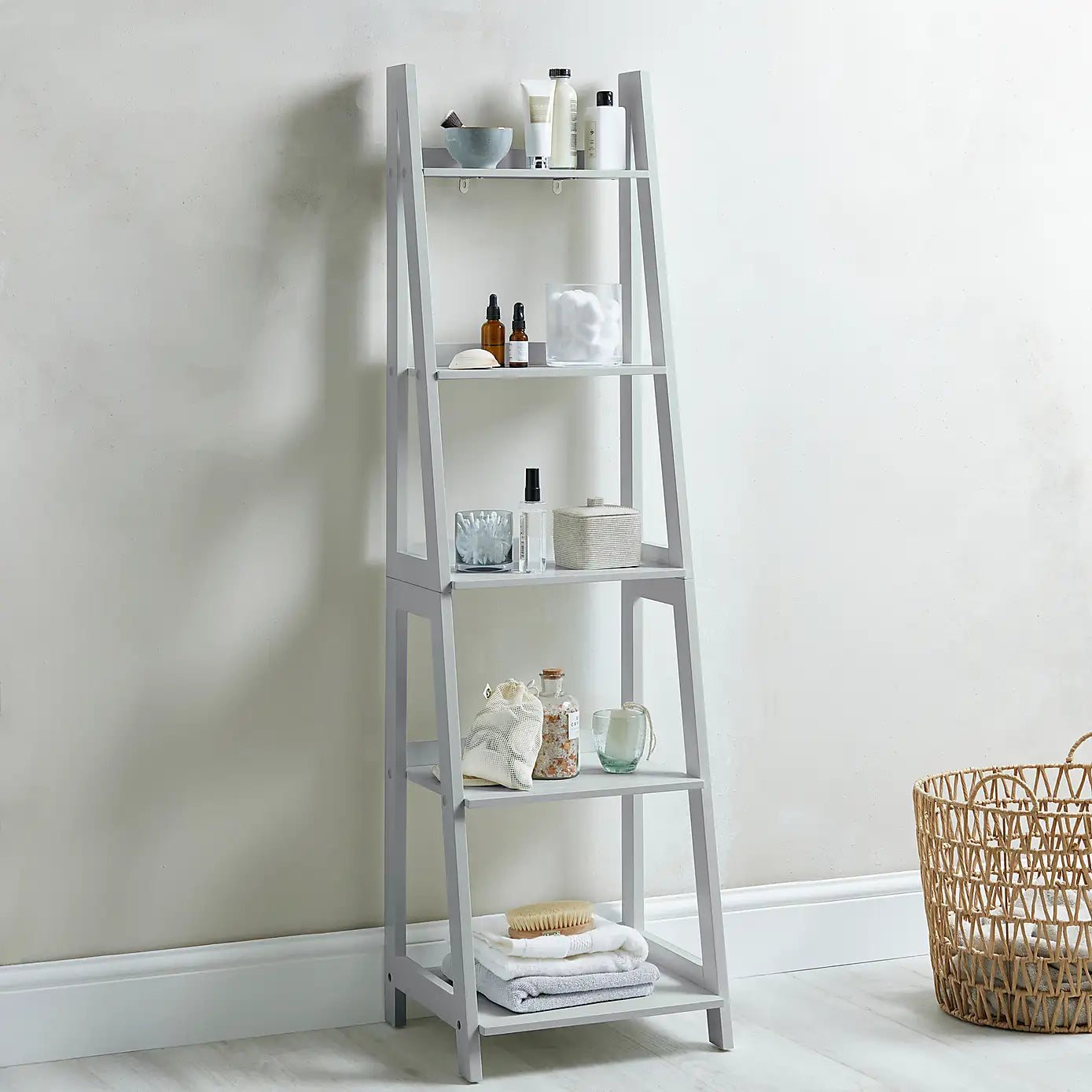 Five Shelf Display Ladder